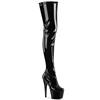 Pleaser - ADORE4000 Plateau Overknee Laarzen - Zwart Product image